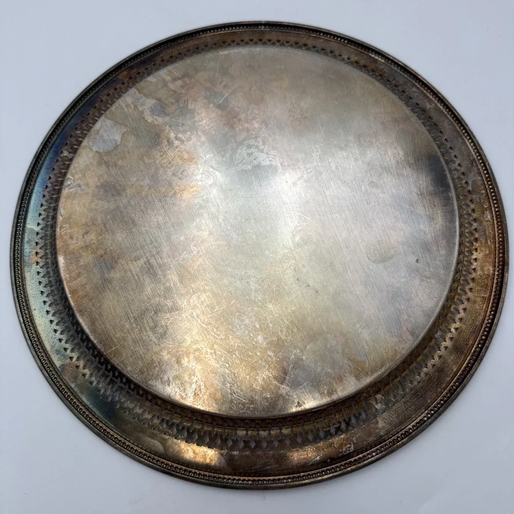 Vtg Silver-plate 12